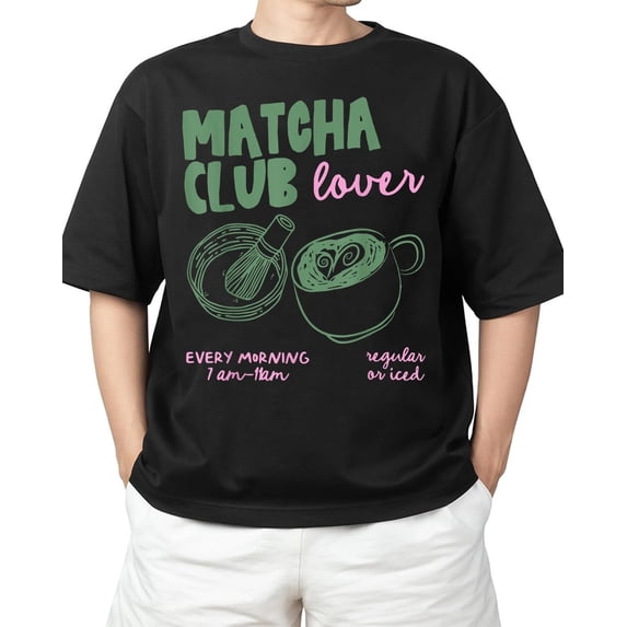 Sam Soft Matcha Lovers Club Latte Matcha trendy y2k retro For S-4XL T-Shirt All Size S-5XL