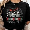 thumbnail image 1 of Sam Soft Math Teacher Shirt Math Teacher Sleighing Math Problems Tee Math Teacher Gift Teacher GiftFull Size S-5XL, 1 of 5
