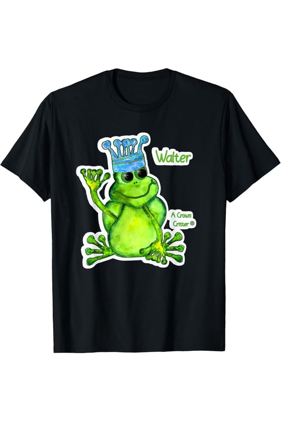 Meet Walter the Frog a Crown Critter T-Shirt All Size S-5XL