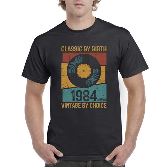 Sam Soft Mens 41St Birthday Gifts For Him T Shirt 41St Present 41 Years Old Born In 1984 Unisex Cotton Tee, Full size S-5XL