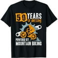 thumbnail image 1 of Sam Soft Mens 50Th Birthday 50 Years Of Awesome Mountain Biking Mtb 1973 T-Shirt, 1 of 5