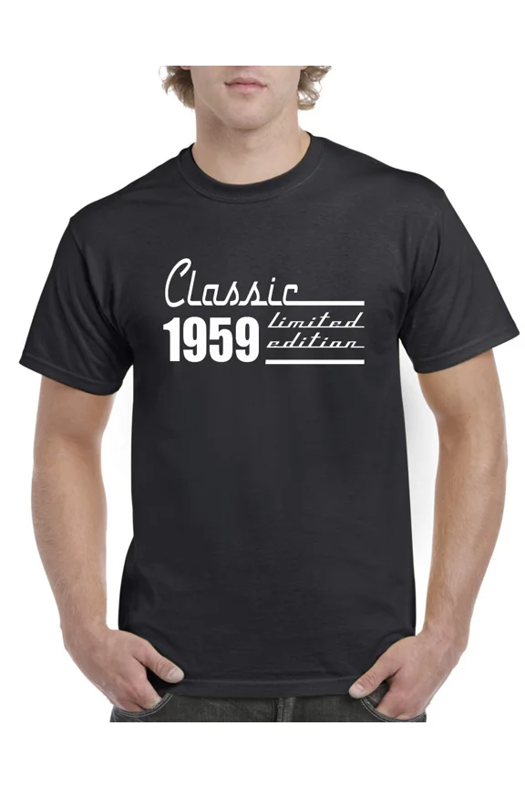 Mens 66Th Birthday Gifts For Him T Shirt 66Th Present 66 Years Old Born In 1959 Unisex Cotton Tee, Full size S-5XL