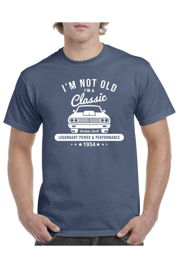 Mens 71St Birthday Gifts For Him T Shirt 71St Present 71 Years Old Born In 1954 Unisex Cotton Tee, Full size S-5XL