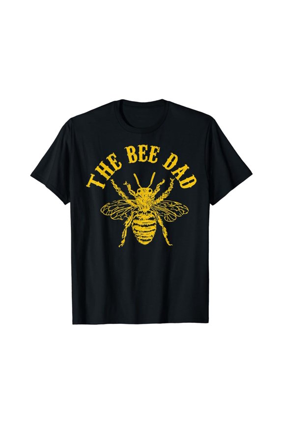 Mens Beekeeper - The Bee Dad Vintage Beekeeping Gift T-Shirt, Gift For Friend, Full Size S-5Xl