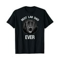 thumbnail image 1 of Sam Soft Mens Best Black Labrador Retriever Dad Ever Lab Dog Lover Daddy T-Shirt, 1 of 5