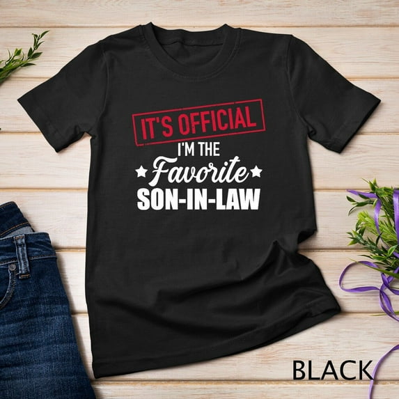 Sam Soft Mens Favorite Son-In-Law From Mother-In-Law Or Father-In-Law Unisex T-Shirt