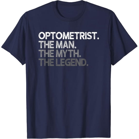 Sam Soft Mens Optometrist Eye Doctor Man The Myth Legend Gift T-Shirt
