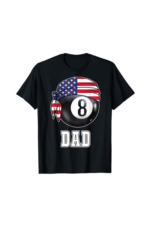 Mens Pool Dad Jersey | Gift For Fathers Of Billiards Players T-Shirt Unisex Cotton Tee Full Size S-5XL