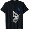 thumbnail image 1 of Sam Soft Mex-Art Demon Blue Lucha Libre Mexican Wrestler Legend T-Shirt, Gift For Friend, Full Size S-5Xl, 1 of 5