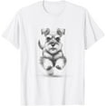 thumbnail image 1 of Sam Soft Mini Miniature Schnauzer Dog Running Design Idea T-Shirt, 1 of 4