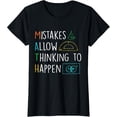 thumbnail image 1 of Sam Soft Mistakes Allow Thinking To Happen Math Back T-Shirt, 1 of 5