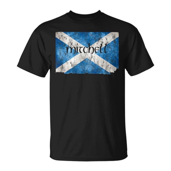 Sam Soft Mitchell Scottish Clan Name Scotland Flag Mitchell Gifts Unisex T Shirt