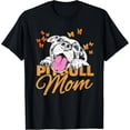 thumbnail image 1 of Sam Soft Mom Dog Lover Butterfly Cute Blink Gift Women T-Shirt, 1 of 5