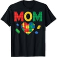 thumbnail image 1 of Sam Soft Mom Lover Master Builder Building Bricks Blocks Mothers Day T-Shirt, 1 of 5