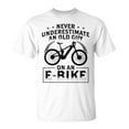 thumbnail image 1 of Sam Soft Mountain Bike Ebike Biker Dad Grandpa Cyclist Gift Ebike Gift For Mens Unisex T Shirt, 1 of 4