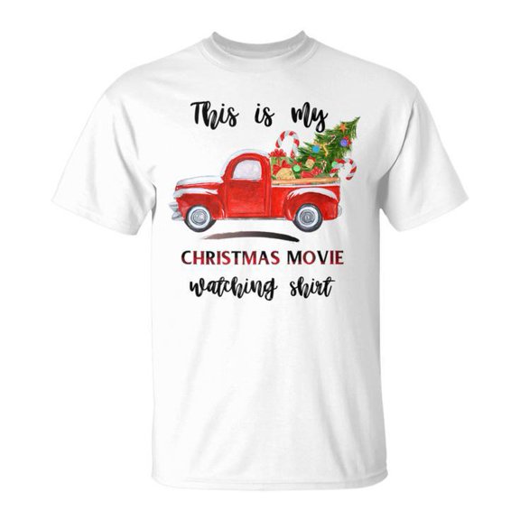 Sam Soft Movie Watching Red Truck T Shirt Gift For Him Her