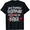 thumbnail image 1 of Sam Soft My Favorite Cheerleader Calls Me Nana Cheerleading T-Shirt Full Size S-5Xl, 1 of 5