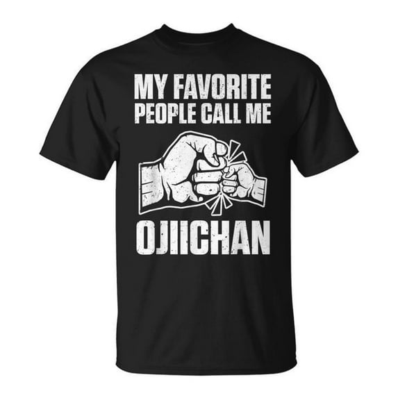 Sam Soft My Favorite People Call Me Ojichan Japanese Grandpa Gift Grandpa Gifts Unisex T Shirt