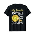thumbnail image 1 of Sam Soft My Favorite Softball Player Calls Me Grandma Cute Sunflower T-Shirt, Gift For Friend, Full Size S-5Xl, 1 of 5