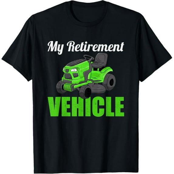 Sam Soft My Retirement Vehicle Lawnmower Grandpa Mower Lawn Mowing T-Shirt Full Size S-5XL