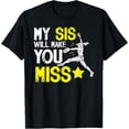 thumbnail image 1 of Sam Soft My Sis Softball Pitcher Brother Of A Softball Pitcher Bro T-Shirt, Gift For Friend, Full Size S-5Xl, 1 of 5