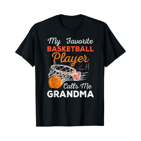 Sam Soft Nana Tee - My Favorite Basketball Player Calls Me Grandma T-Shirt
