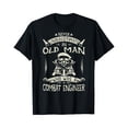 thumbnail image 1 of Sam Soft Never Underestimate An Old Man Who Was A Combat Engineer T-Shirt, 1 of 5