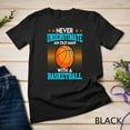 thumbnail image 1 of Sam Soft Never Underestimate Old Man With Basketball Basketballer T-Shirt Unisex T-Shirt, 1 of 5