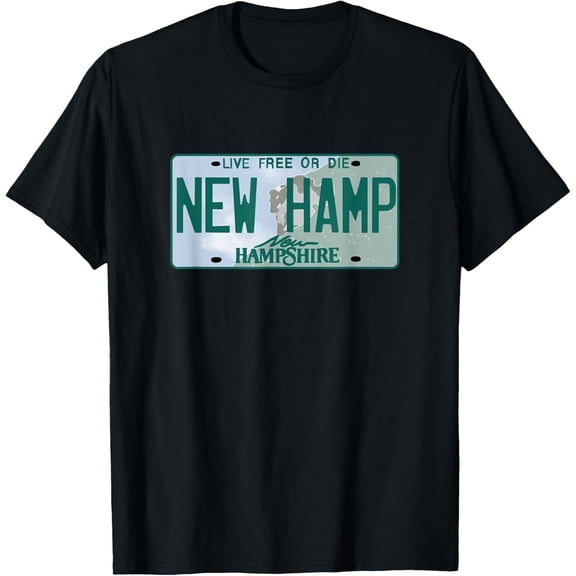 Sam Soft New Hampshire - Nh - License Plate - Classic T-Shirt
