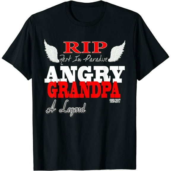 Sam Soft New Limited Angry Grandpa A Legend Gift Idea Tee T-Shirt