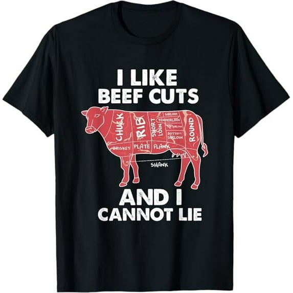Sam Soft New Limited Beef Cuts Chart I Bbq Butcher Design Best Gift T-Shirt