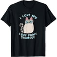 thumbnail image 1 of Sam Soft New Limited I Love My Lynx Point Siamese Cat Cute Design Tee T-Shirt, 1 of 5