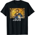 thumbnail image 1 of Sam Soft New Limited Sus Jesus Gift Idea Tee T-Shirt, 1 of 5