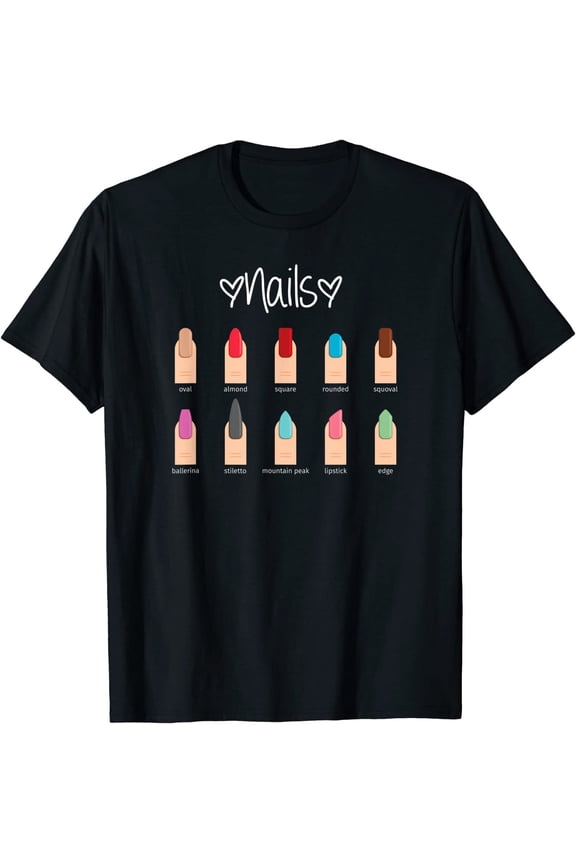 New Nail Lady Boss Store How Do You Want Your Nails Nail Tech Gift T-Shirt