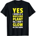 thumbnail image 1 of Sam Soft Nuclear Power Plant I Don'T Glow Vegans T-Shirt, Gift For Friend, Full Size S-5Xl, 1 of 5