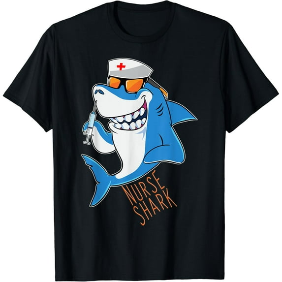 Sam Soft Nurse Shark Shots Keep Well Ill Sea Animal T-Shirt