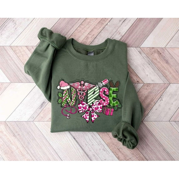 Sam Soft Nurse Sweatshirt, Crewneck, Nurse Holidays Gift For Medical Worker, Nurse Shirt