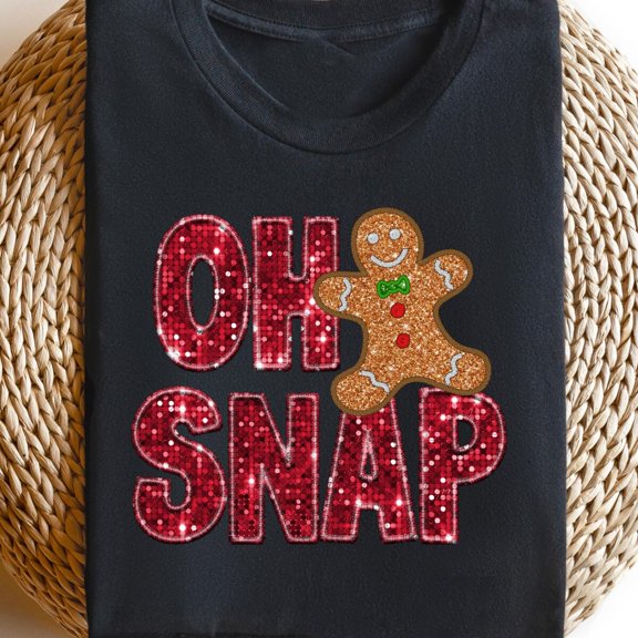Sam Soft Oh Snap Gingerbread , Gingerbread Shirt, Tshirt, Crewneck, Tee, Cookie TeeFull Size S-5XL