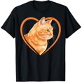 thumbnail image 1 of Sam Soft Orange Tabby Cat Orange Cat T-Shirt, 1 of 5