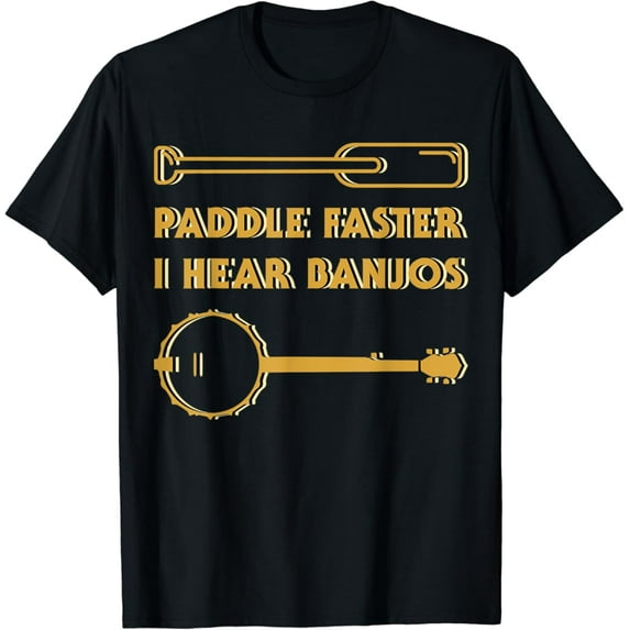 Sam Soft Paddle Faster. I Hear Banjos Kayaking T-Shirt, Gift For Friend, Full Size S-5Xl