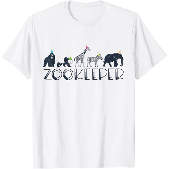 Sam Soft Party Animal - Zoo Birthday T-Shirt Cotton Tee