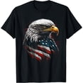 thumbnail image 1 of Sam Soft Patriotic Eagle USA American Flag 4th of July Men Women T-Shirt Unisex Tee All Size S-5XL, 1 of 5