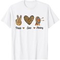 thumbnail image 1 of Sam Soft Peace Love Archery Lovers Archer Bowman Hunters Leopard Men T-Shirt, Gift For Friend, Full Size S-5Xl, 1 of 4