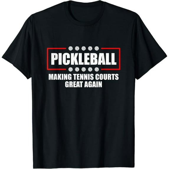Sam Soft Pickleball Making Tennis Courts Great Again T-Shirt Unisex Cotton Tee Full Size S-5XL