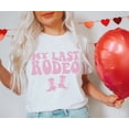 thumbnail image 1 of Sam Soft Pink Country Bachelorette Party Shirts, Brides Last Rodeo, Letâs Get Rowdy, Nashville Bachelorette Party, Texas Bachelorette, 1 of 4