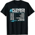 thumbnail image 1 of Sam Soft Plumber Hour Rate Cost Plumbing Jokes Gag Gift T-Shirt, Gift For Friend, Full Size S-5Xl, 1 of 5