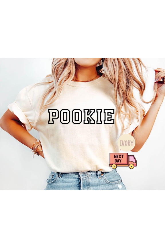 Pookie Crewneck Shirt, Collegiate Preppy Nickname Shirt, Varsity Shirt, Cute Fall Girlfriend, Aesthetic Pet Name Couples Gift