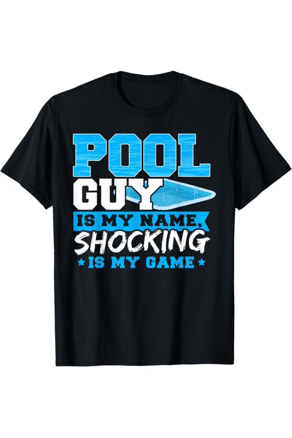 Pool Guy Design For An Pool Boy T-Shirt Unisex Cotton Tee Full Size S-5XL