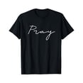 thumbnail image 1 of Sam Soft Pray - Christian Faith Church Outfit Baptism Gift T-Shirt, 1 of 5