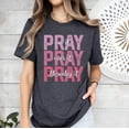thumbnail image 1 of Sam Soft Pray Shirt, Christian Shirt, Bible Verse Shirt, Religious Shirt, Christian Girl Gifts, Faith Shirt, Shirt, Church shirt, Worship Shirt, 1 of 2